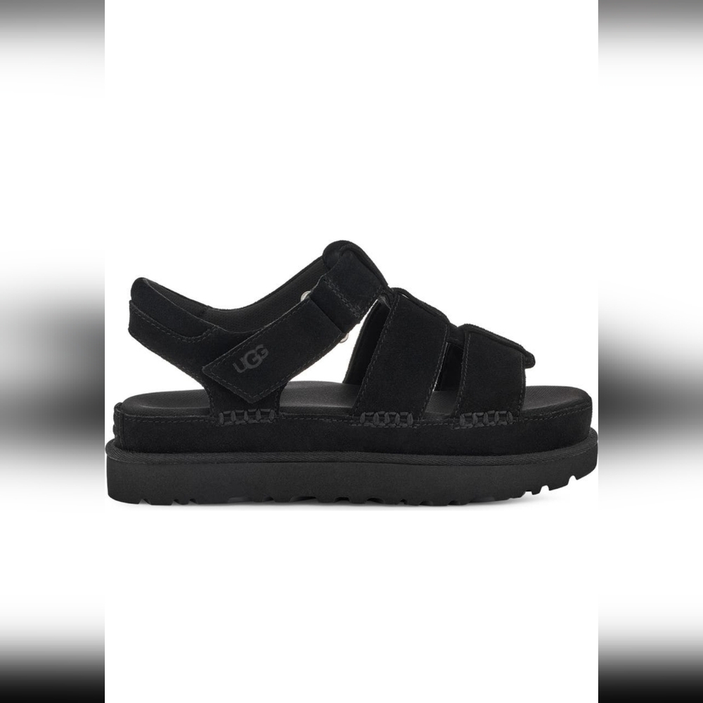 UGG Black Strap Sandals